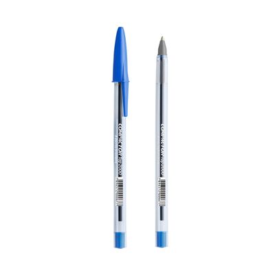 Caneta Esferográfica Compactor Top 1.0mm Azul com 2 Unidades