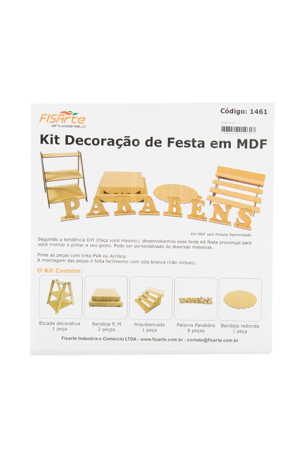 Kit Festa Mdf com 13 Unidades
