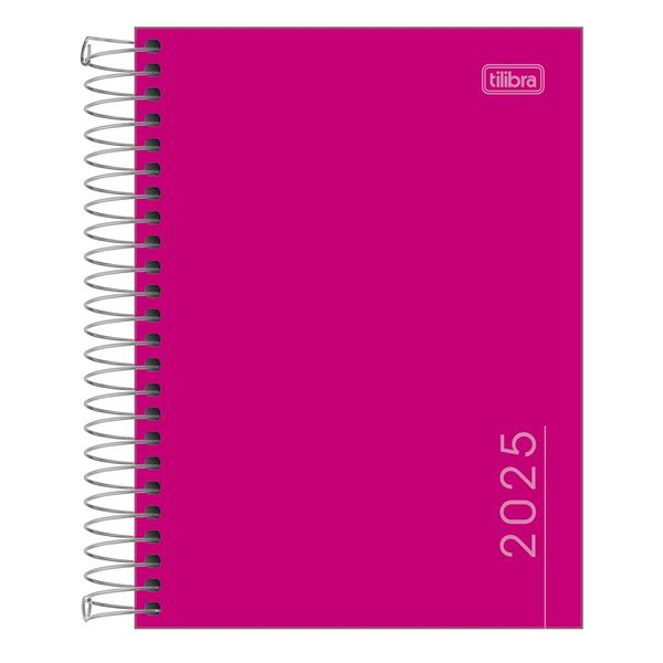 Agenda Tilibra Espiral Pepper Rosa Agenda Tilibra Espiral Pepper Rosa