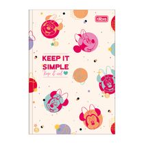 Caderno Tilibra Brochura Capa Dura 1/4 Minnie 80 Folhas Capas Diversas - Item Sortido
