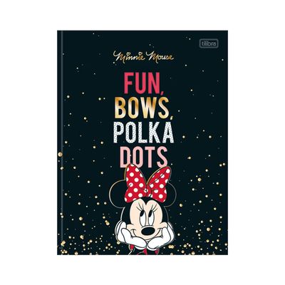 Caderno Tilibra Brochura Capa Dura 1/4 Minnie 80 Folhas Capas Diversas - Item Sortido