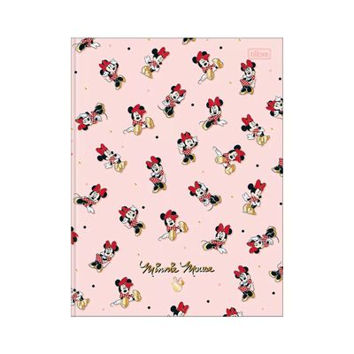 Caderno Tilibra Brochura Capa Dura 1/4 Minnie 80 Folhas Capas Diversas - Item Sortido