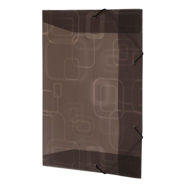 Pasta Aba Elástico Dello Fine sem Lombo Fumê 33,5x23,5cm Pasta Aba Elástico Dello Fine sem Lombo Fumê 33,5x23,5cm