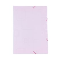 Pasta Aba Elástico Dello Fine sem Lombo Rosa Pink 33,5x23,5cm