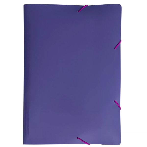 Pasta Aba Elástico Dello A4 Full Color Roxa