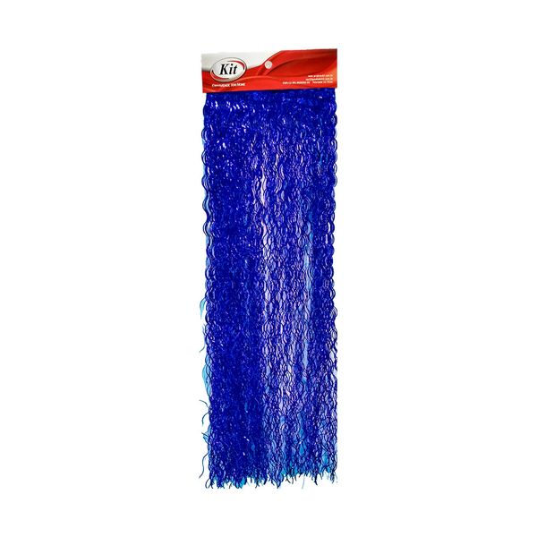 Franja Ondulada Metálica Kit 38x50cm Azul Turqueza