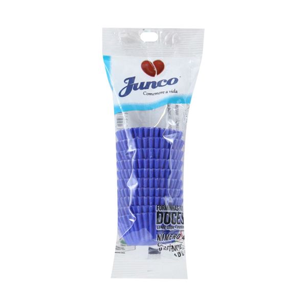 Forminha de Papel Junco Nº4 com 100 Unidades Azul Royal