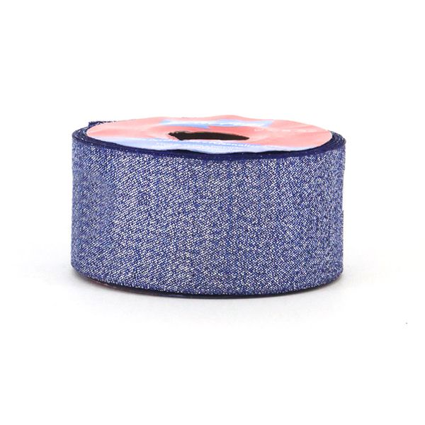 Fita de Cetim com Lurex 38mm 10m Azul Royal