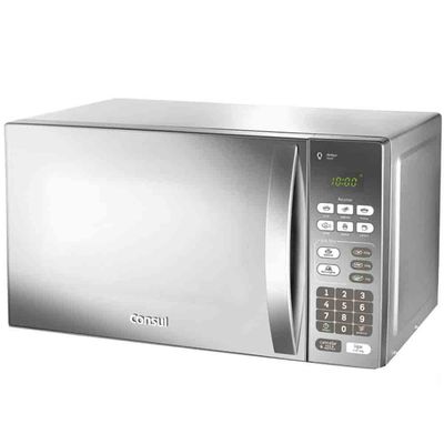 Forno de Micro-ondas Consul CM020BF com Função Descongelar, Design Moderno e Espelhado - 20L Cinza / 220V