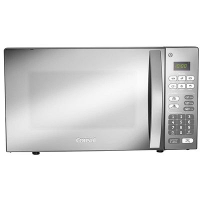 Forno de Micro-ondas Consul CM020BF com Função Descongelar, Design Moderno e Espelhado - 20L Cinza / 220V