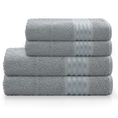 Toalha de Banho Camesa Decor 99% Algodão Cinza
