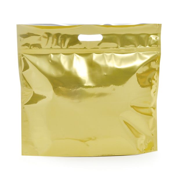 Sacola Laminada Cromus com Zíper Dourado 32x40x5cm