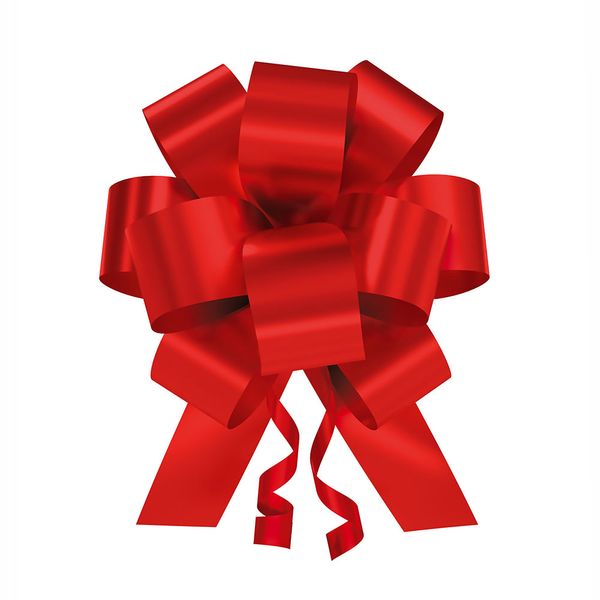 Laço Pronto Flor Emfesta Vermelho 2x40cm Laço Pronto Flor Emfesta Vermelho 2x40cm