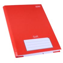 Caderno Jandaia Brochura Capa Dura 1/4 Vermelho96 Folhas