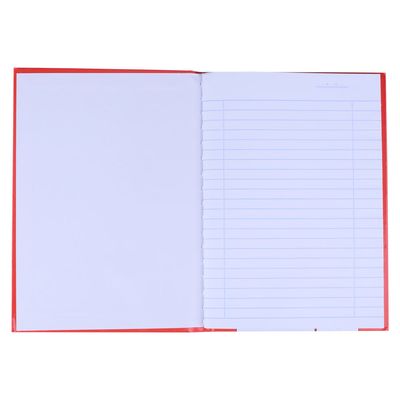 Caderno Jandaia Brochura Capa Dura 1/4 Vermelho96 Folhas