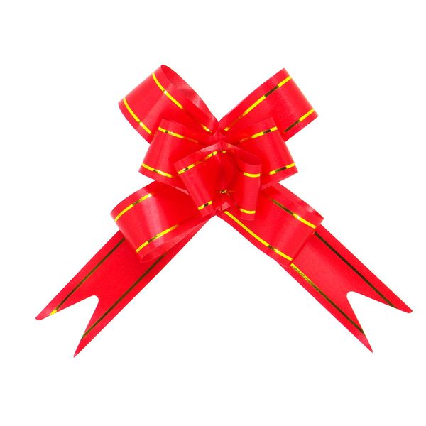 Laço Fácil Gala Vermelho 3,0x48cm com 10 Unidades
