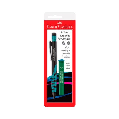 Lapiseira Faber-Castell Z-Pencil Mix 0.7mm com Mina Refil 0.7mm Cores Diversas - Item Sortido