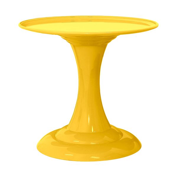 Boleira de Plástico Amalu Gaia Amarelo 22x19,5cm Boleira de Plástico Amalu Gaia Amarelo 22x19,5cm