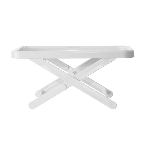 Bandeja Plástica com Regulagem de Altura Amalu Branca 32x20x19,5cm Bandeja Plástica com Regulagem de Altura Amalu Branca 32x20x19,5cm