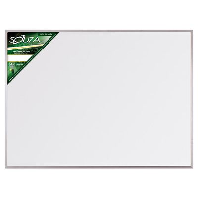 Quadro Branco Com Moldura em Alumínio POP 80x60cm Souza
