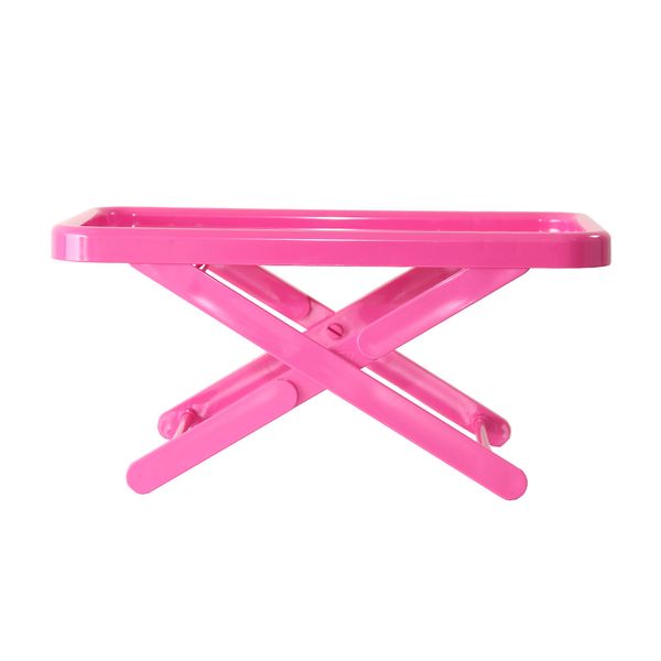 Bandeja Com Regulagem de Altura 32x20x19,5cm Amalu Rosa Bandeja Com Regulagem de Altura 32x20x19,5cm Amalu Rosa