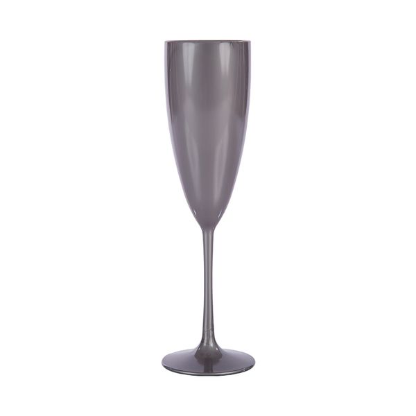 Taça para Champanhe Amalu Prata 170ml