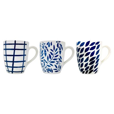 Caneca de ceramica Conica blue 320ml - sortida Allmix