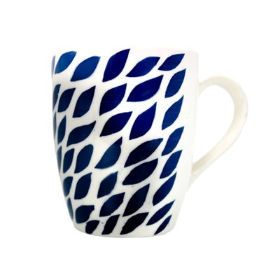 Caneca de ceramica Conica blue 320ml - sortida Allmix