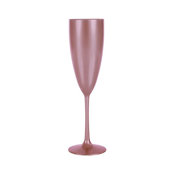 Taça para Champanhe Amalu Rosé Gold 170ml