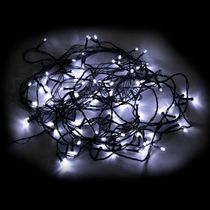 Pisca Led DeA 100 Lâmpadas Luz Branca 8 Funções com Fio Verde 220V 8m