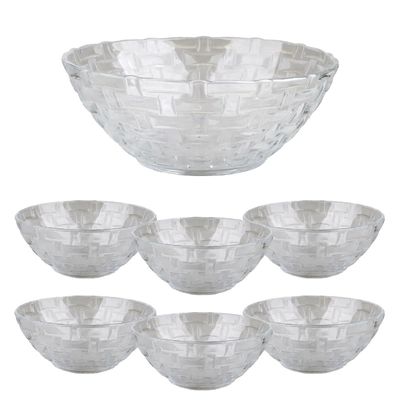 Conjunto de Bowls Cazza Picnic em Vidro 7 Peças