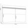Rack Para Sala Martina Com Painel Para Tv 80 Pol Orgânico Ermione B01 Off White Champanhe - Lyam Decor