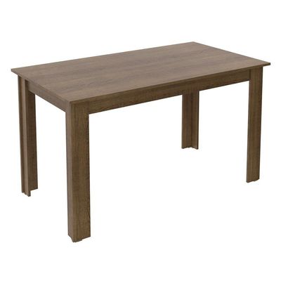 Conjunto Sala De Jantar Mesa Tampo De Madeira 6 Cadeiras Allegro Madesa Rustic/silver