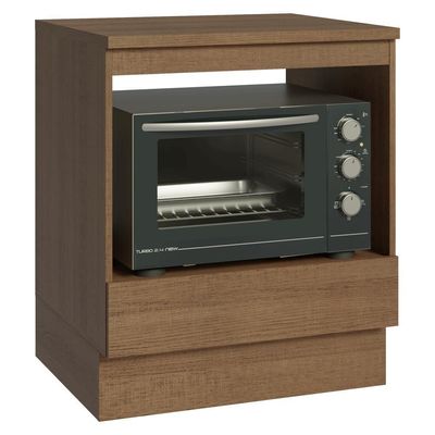 Balcão Para Forno/micro-ondas 70 Cm 1 Gaveta Rustic Madesa Rustic