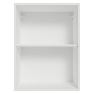 Armário Aéreo 50cm 1 Porta Branco/cinza Agata Madesa Branco/cinza