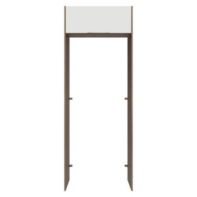 Porta-geladeira 83 Cm 1 Porta Basculante Rustic/branco Stella Madesa Rustic/branco