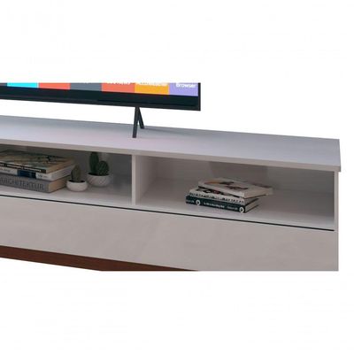Rack Para Tv Wall 1.8 Branco - Moveisaqui