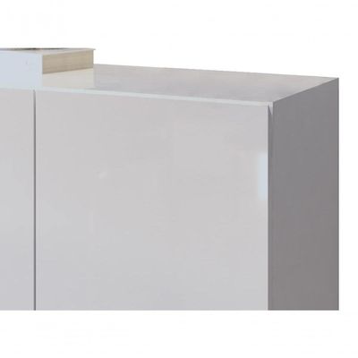 Buffet Aparador Ares 2 Portas Branco - Moveisaqui