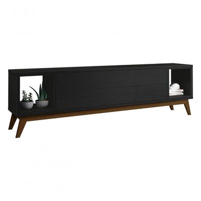 Rack Para Tv Delux 2.2 Preto - Moveisaqui