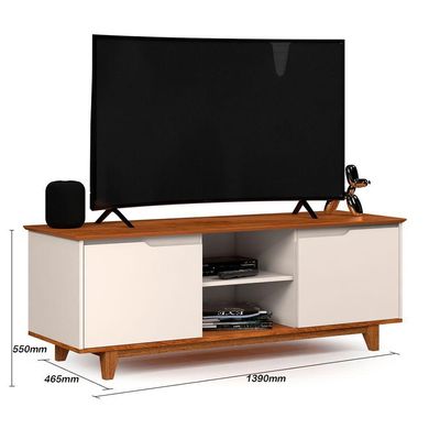 Rack Bancada Flow Off White Com Freijo