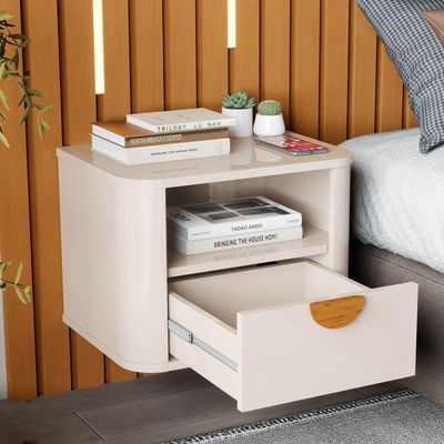 Cabeceira Ripada Maracá Casal-queen 1 Mesa Jb Buriti Off White - Moveis Jb