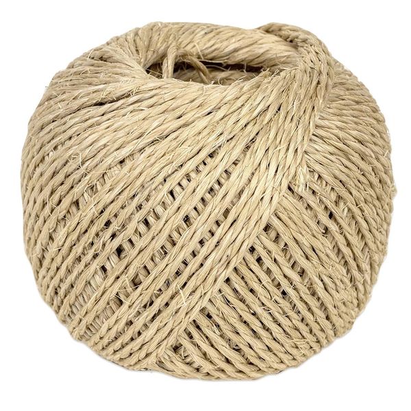 Fio Sisal Le Torcido 2,10mm 700/2 Fio Duplo 250g Natural Fio Sisal Le Torcido 2,10mm 700/2 Fio Duplo 250g Natural