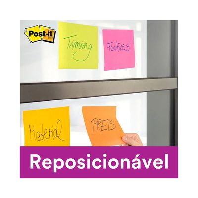 Bloco Adesivo Post It 3M Verde 76x76mm 45 Folhas