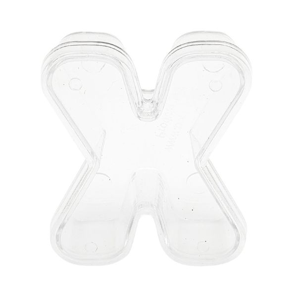 Caixa Acrílica Pop Festta com Tampa Letra X Caixa Acrílica Pop Festta com Tampa Letra X