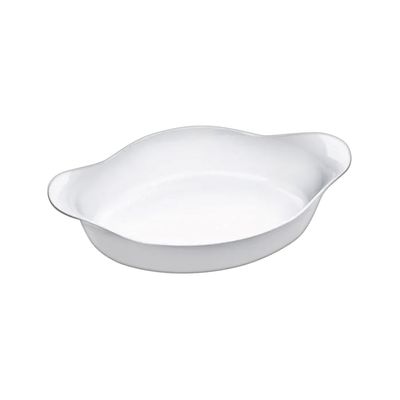Assadeira Nadir Opaline em Vidro Oval 1L