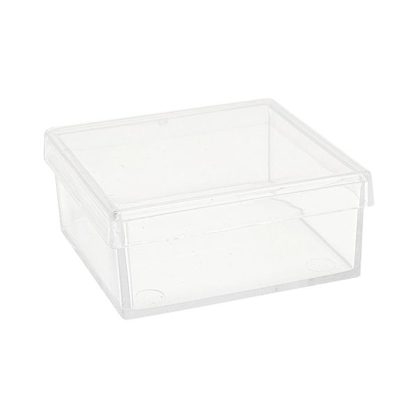 Caixa Acrílica Pop Festta com Tampa 7x7x3cm com 6 Unidades