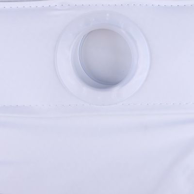 Cortina Corta Luz Bella Janela 2,00m x 1,60m Dupla Face com Ilhós Branco/Cinza