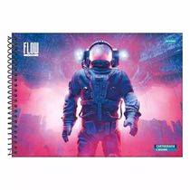 Caderno de Desenho Jandaia Flow/Stella Espiral 80 Folhas - Item Sortido