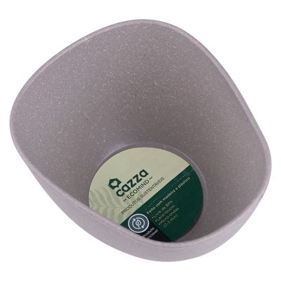 Tigela em Madeira/Plástico Cazza Funny 250ml - Item Sortido