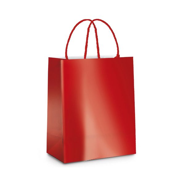 Sacola Laminada Cromus Vermelho G 32x26,5x13cm